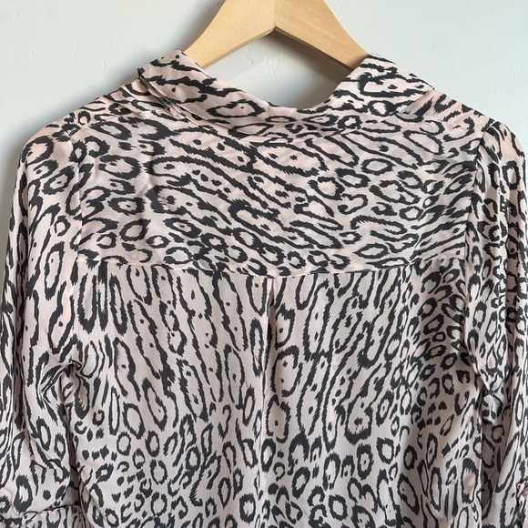 L’agence Front Wrap Silk Blouse in Nectar - Picture 6 of 6